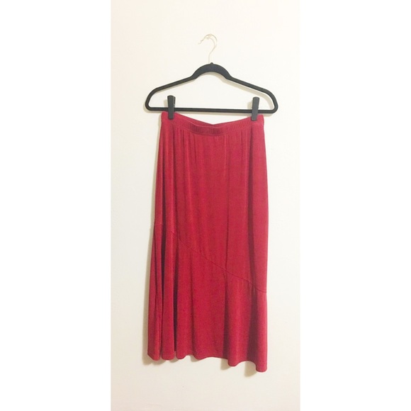 New Red Skirt Carolyn Strauss - Picture 2 of 2